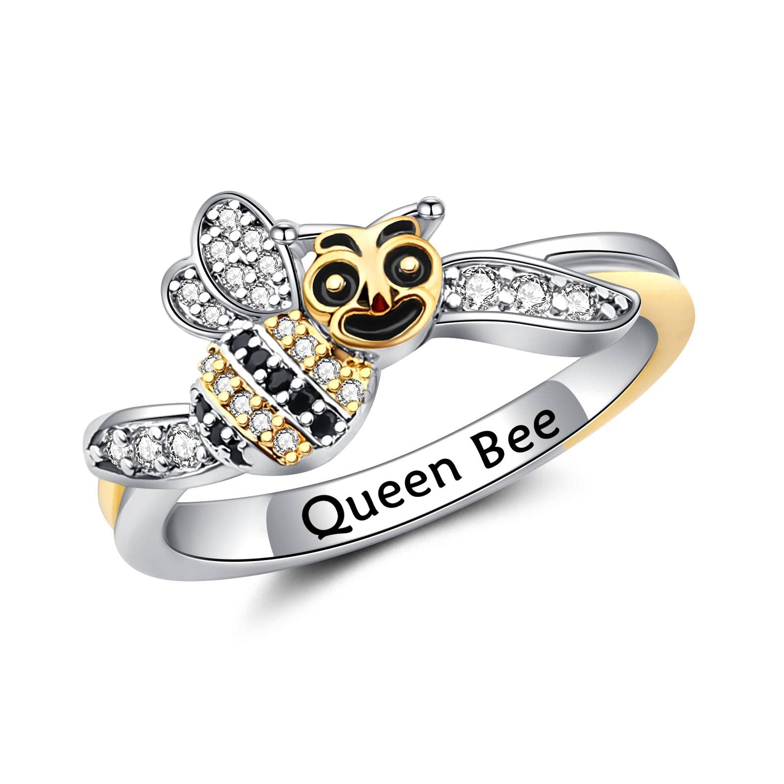 Queen Bee Gift Queen Bee Ring Bumble Bee Inspirational Gift Insect Jewelry Bee Themed Ring Honey Bee Lover Gift Birthday Gift
