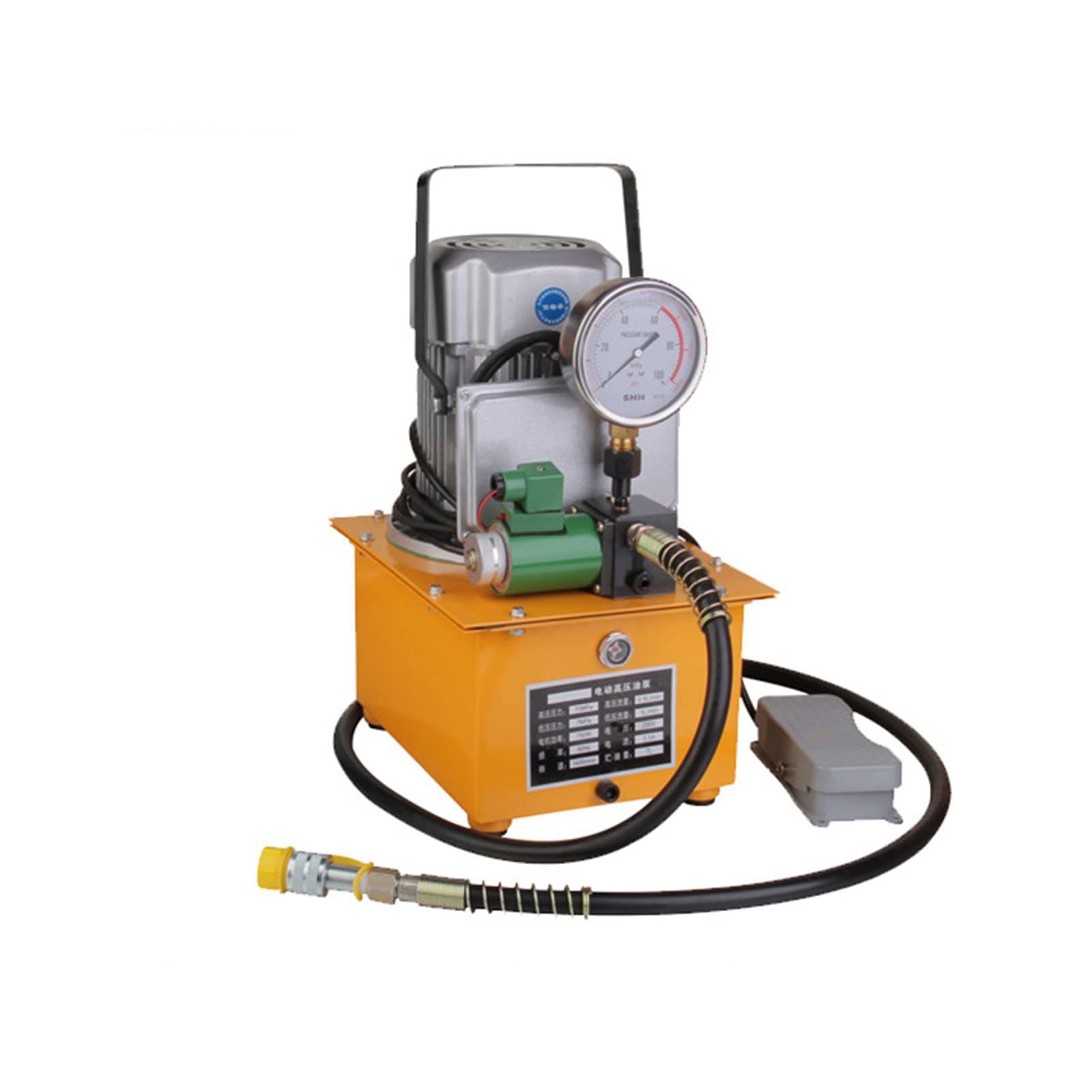 Buy XJZHANG Hydraulic Electric Pump 750W Power Unit Single Acting Hydraulic Pump Dump Trailer