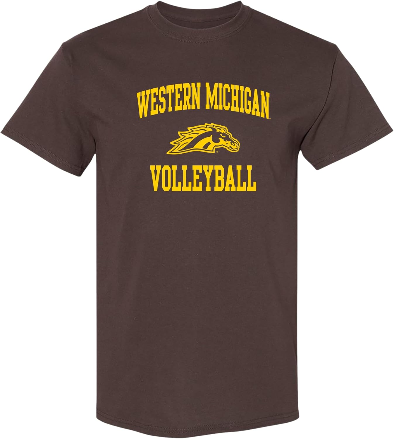 NCAA Arch Logo Volleyball, Team Color T Shirt, College, University
