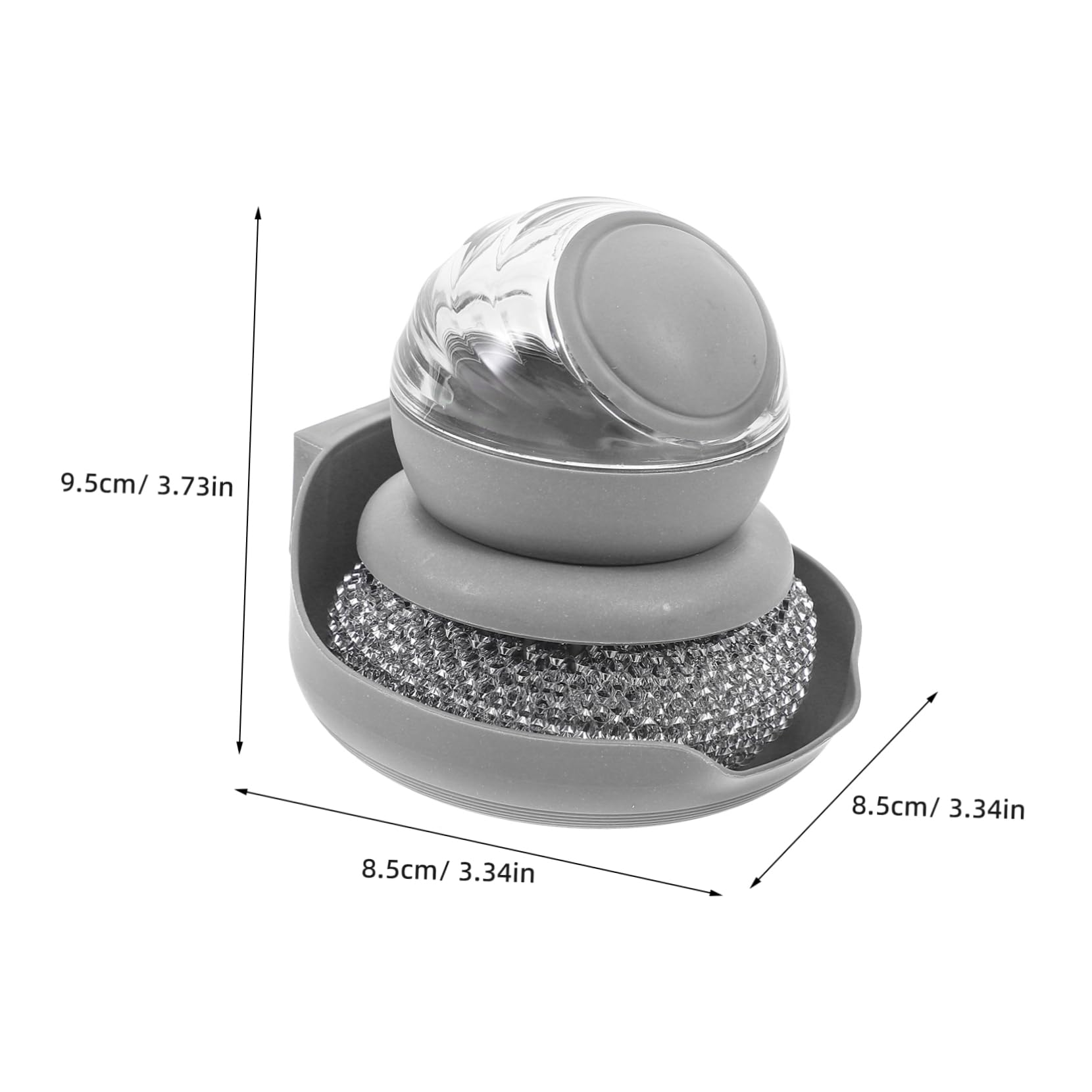 DECHOUS 5juegos Cepillo De Limpieza De Cocina Diseño Ergonómico Estropajo De Inoxidable para Fregar Platos y Sartenes para Eliminar Grasa y Suciedad Utensilios De Cocina