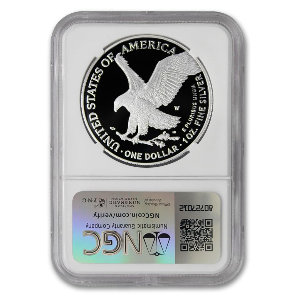 2025 W 1 oz American Silver Eagle Proof Coin PF-70 Ultra
