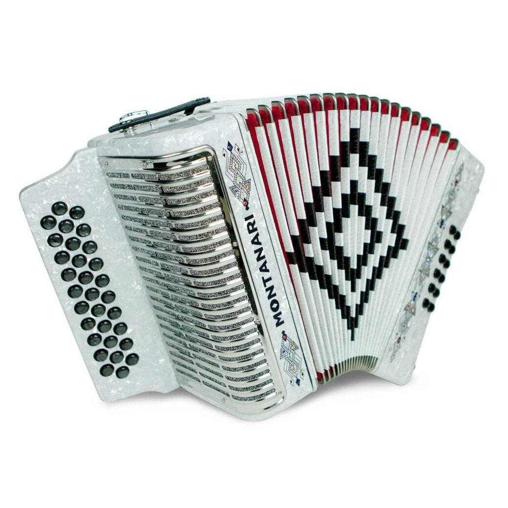 ファルコンサモナー Amazon.com: Montanari 3112 G Acordeon SOL Blanco Accordion GCF