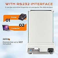 Vista 4 de Bonvoisin Balanza analítica de laboratorio de 0.1 mg de alta precisión, báscula de laboratorio con certificación CE, equilibrio electrónico de 0.00