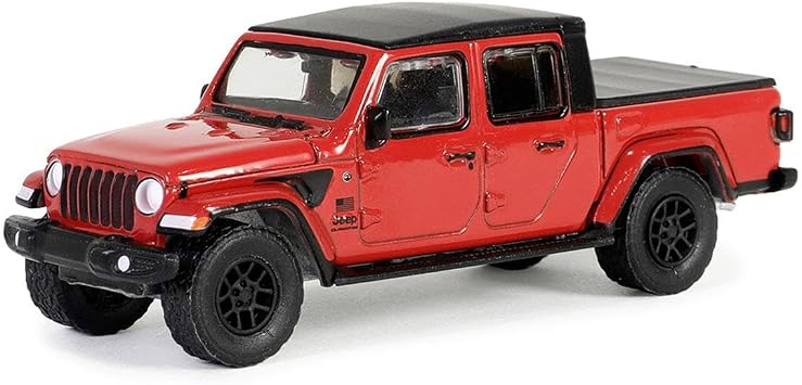 Greenlight 1/64 2023 Jeep Gladiator Freedom Red Showroom Floor Series 5 68050-B
