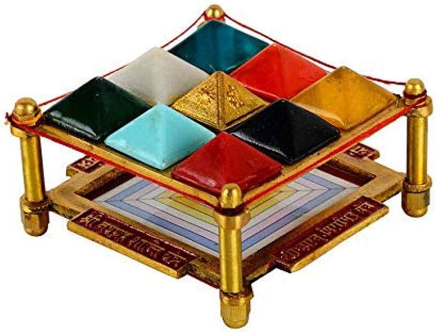 Vastu Miracles Samriddhi Yantra for Prosperity Wealth Health Happiness (Golden)