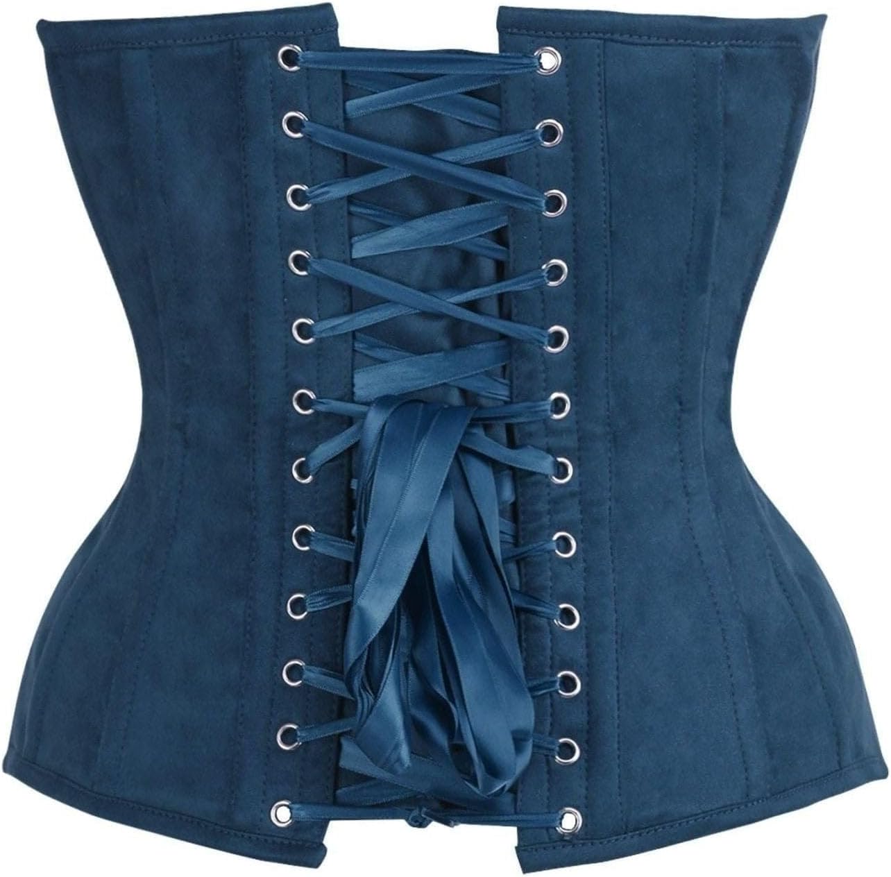 Daisy corsets Women's Daisy Corsets Womens Suede Plunge Steel Boned Corset Top & Plus Size Western Fashion Apparel