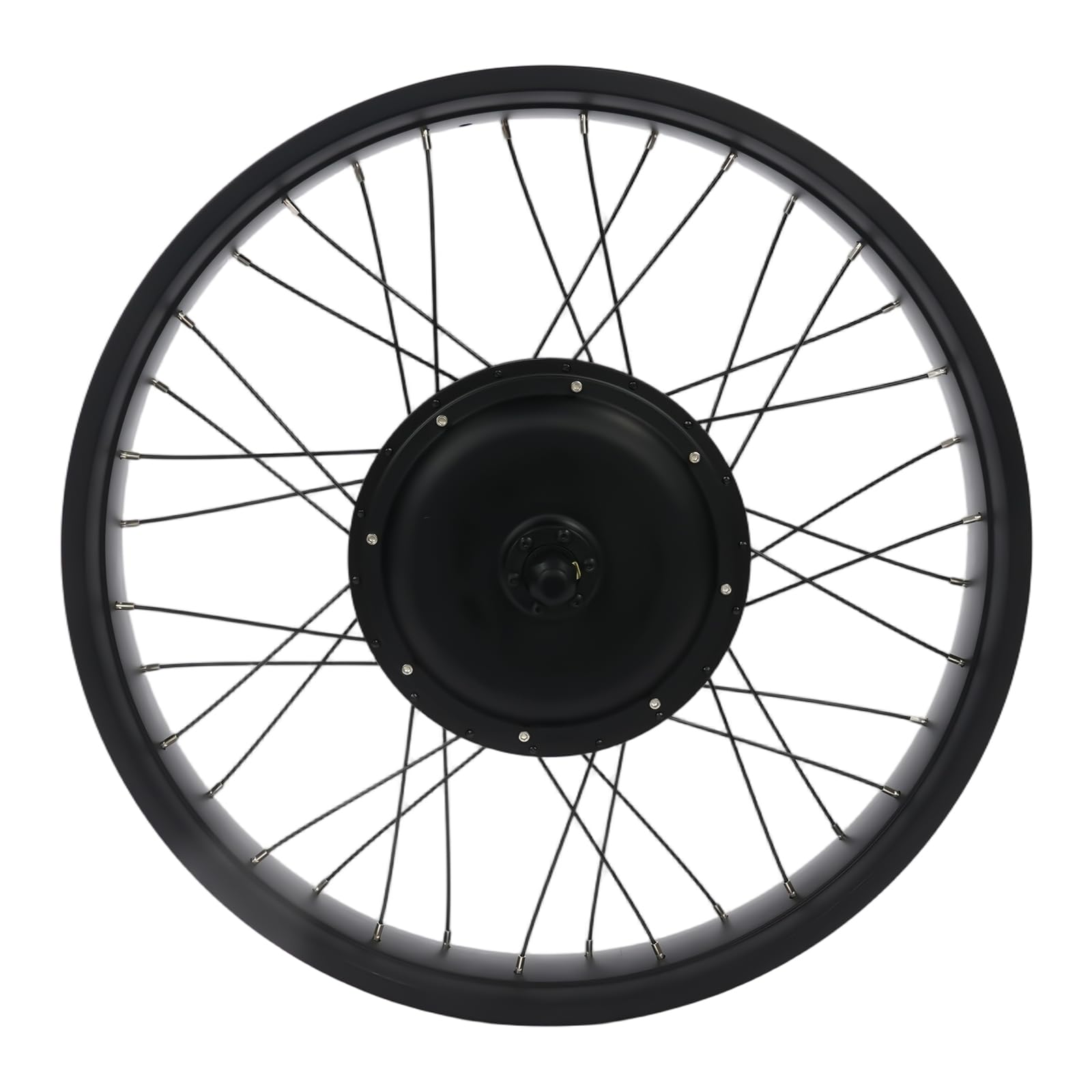 E-Bike Kit de conversion pour roue avant 26" 48 V 1000 W avec écran LCD | Moteur de moyeu de roue avant avec couple de 40 Nm, écran LCD et capteur PAS pour conversion de vélo