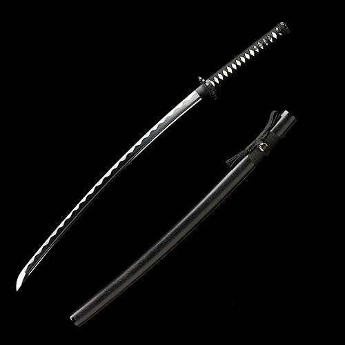 Miniatura 9 de CHENGYING Katana Sword,Real 41 Inch 3.42 Pound Full Tang White Japanese Samurai Sword CY-2022ABUA-1,We Provide a Variety Katanas,Perfect for Gifts
