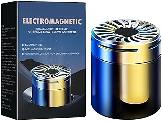 1/2 peças de descongelador de para-brisa molecular de microondas - instrumento de remoção de neve anticongelante de interferência molecular eletromagnética, instrumento de deicer molecular de veículos, difusor e deicer de carro de dupla finalidade