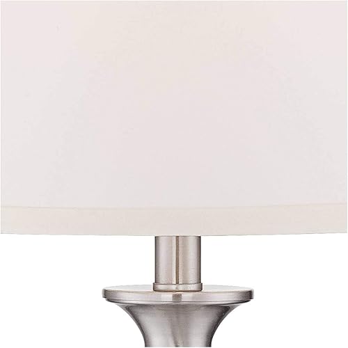 Miniatura 7 de Regency Hill Blair - Juego de 2 lámparas de mesa tradicionales de 3 vías de 25 pulgadas de alto con reguladores de intensidad de metal de níquel