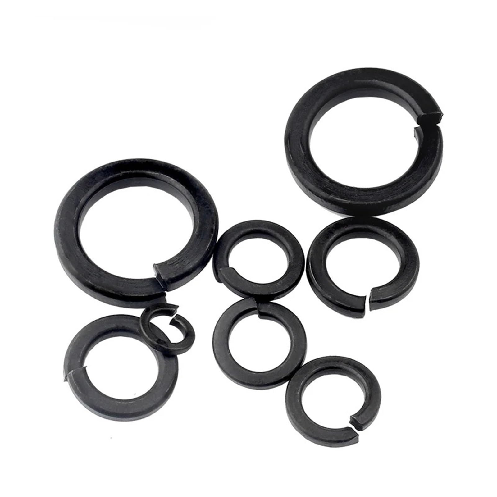 Arandela elástica de acero grado 8 con bloqueo dividido M14 para absorber vibraciones pesadas