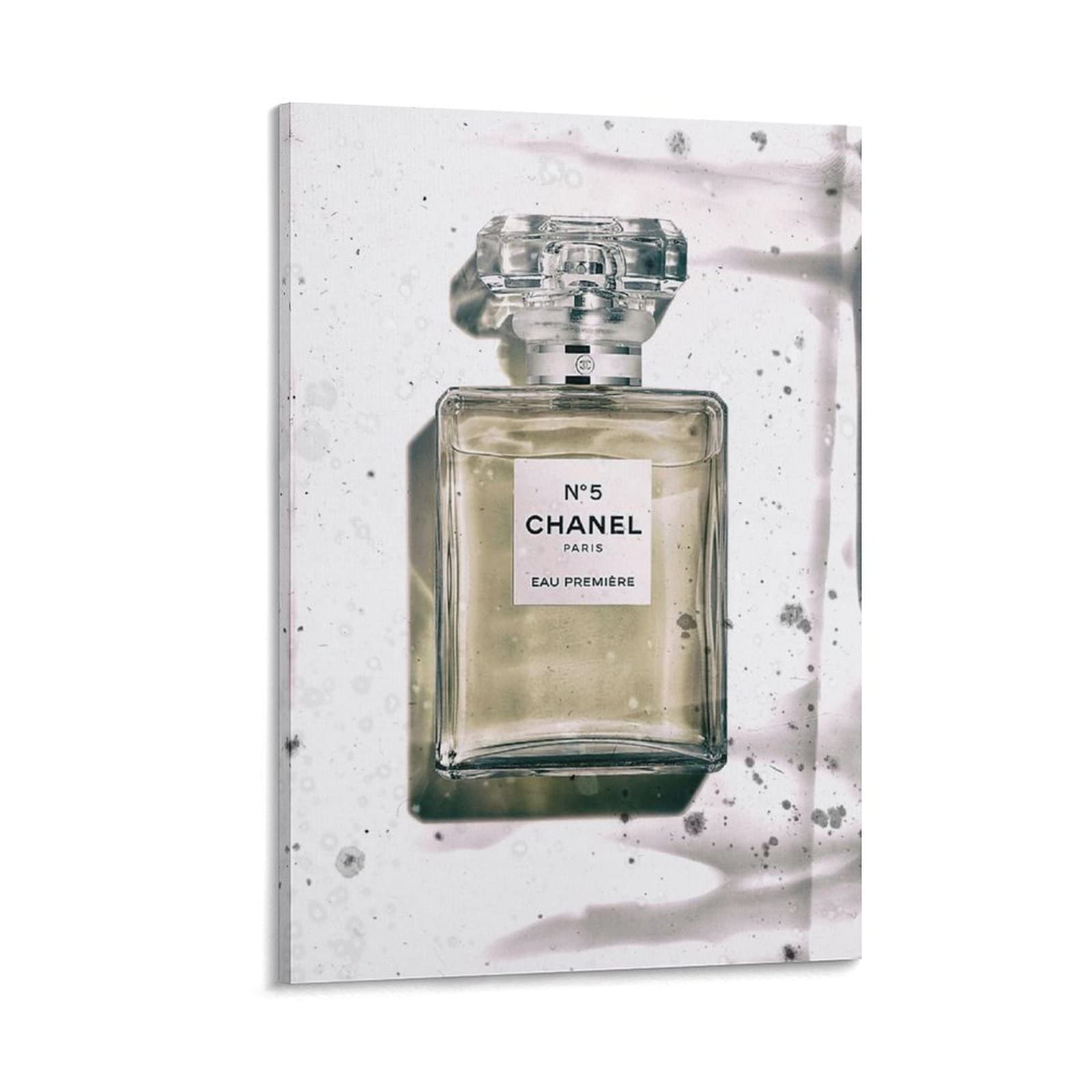 Amazon.com: Chanel No 5 Perfume Bottle Art Poster Canvas Art