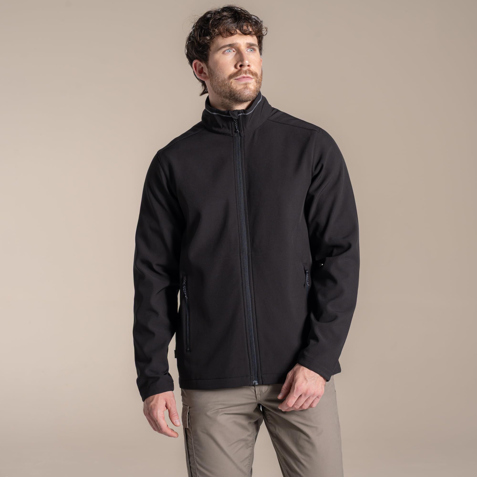 Craghoppers Expert Mens Base Camp II Softshell Jacket Water Repellent Work Coat