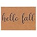 Doormat Natural Coco Coir Door Mat Hello Fall (24