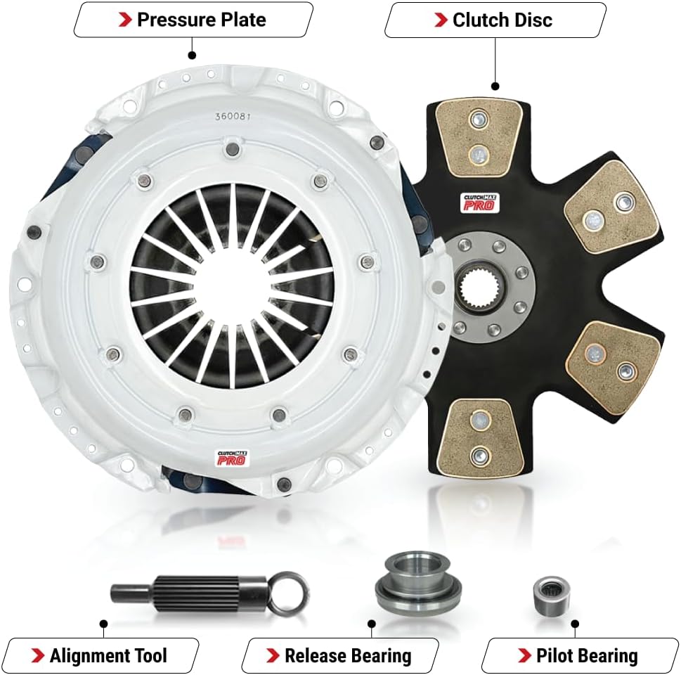 CMP Stage 5 Race Clutch Kit Fits Buick 71-73 Centurion Electra, Chevy 71-81 Camaro Chevelle Corvette Biscayne, GMC 76-79 Jimmy Suburban, Oldsmobile 71-72 Cutlass, Pontiac 71-73 Firebird GTO LeMans
