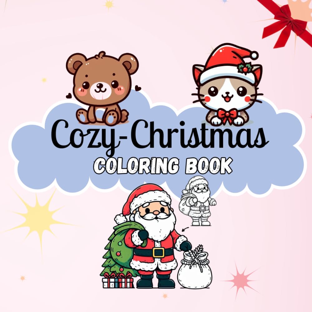 Christmas Cheer: A Festive Coloring Book for All Ages: Celebrate the Holiday Season with Fun and Creativity