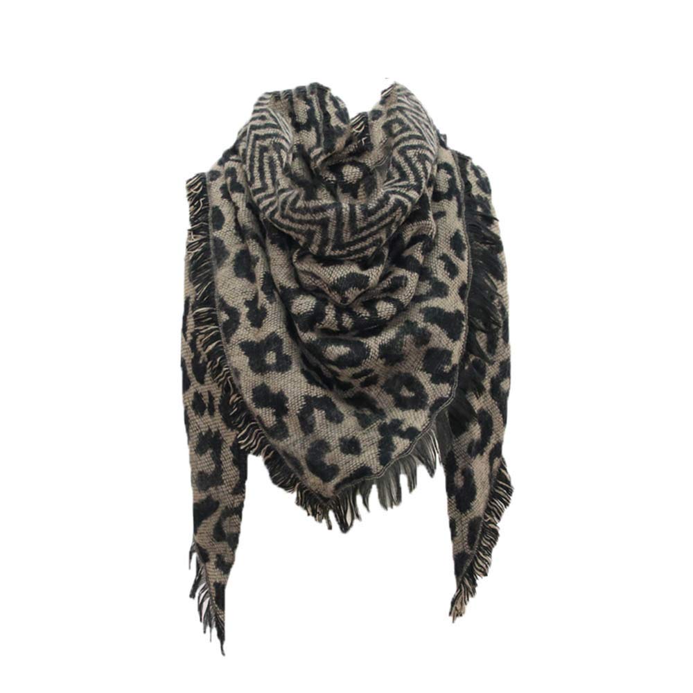 Scialle Leopardato Per Donne - Sciarpa Pashmina Morbida 180x90cm Per Estate, Inverno E Serate - Foto 8