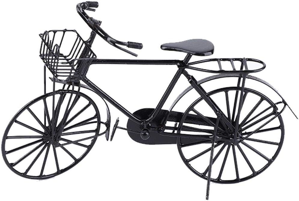 112 Échelle Bicyclette Miniature de Collection pour Maison De Poupée Jouet Simulation Modèle