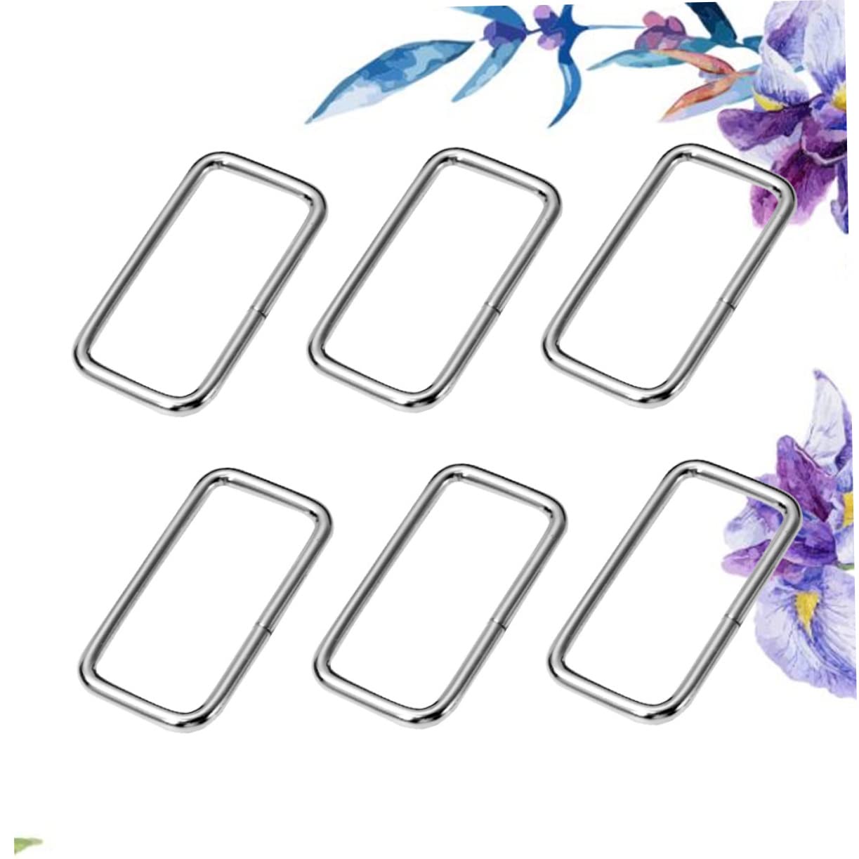 SHINEOFI 100pezzi Fibbia Lega Di Zinco Per Scarpe Cinture e Borse Argento Design Resistente e Stabile Adatta Per Fai Da Te e Accessori Moda