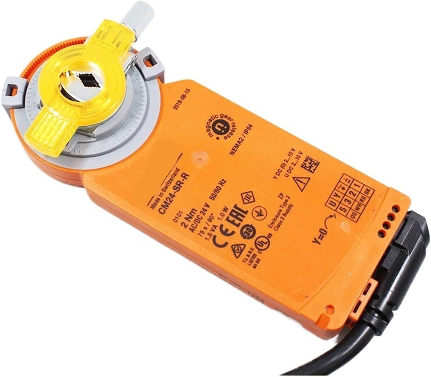2NM CM24-SR-R CM24-SR-L AC24V DC24V Modulating Damper Actuator for Adjusting Dampers with Position Feedback(CM24-SR-R)