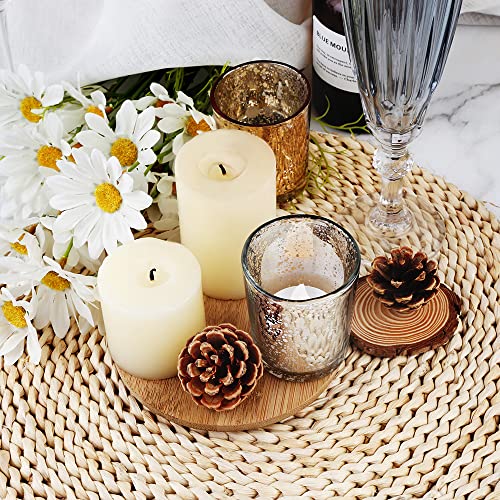 Btgllas SAEEW01 Silver Mercury Glass Tea Light Holders Set Of 36 thumb #2