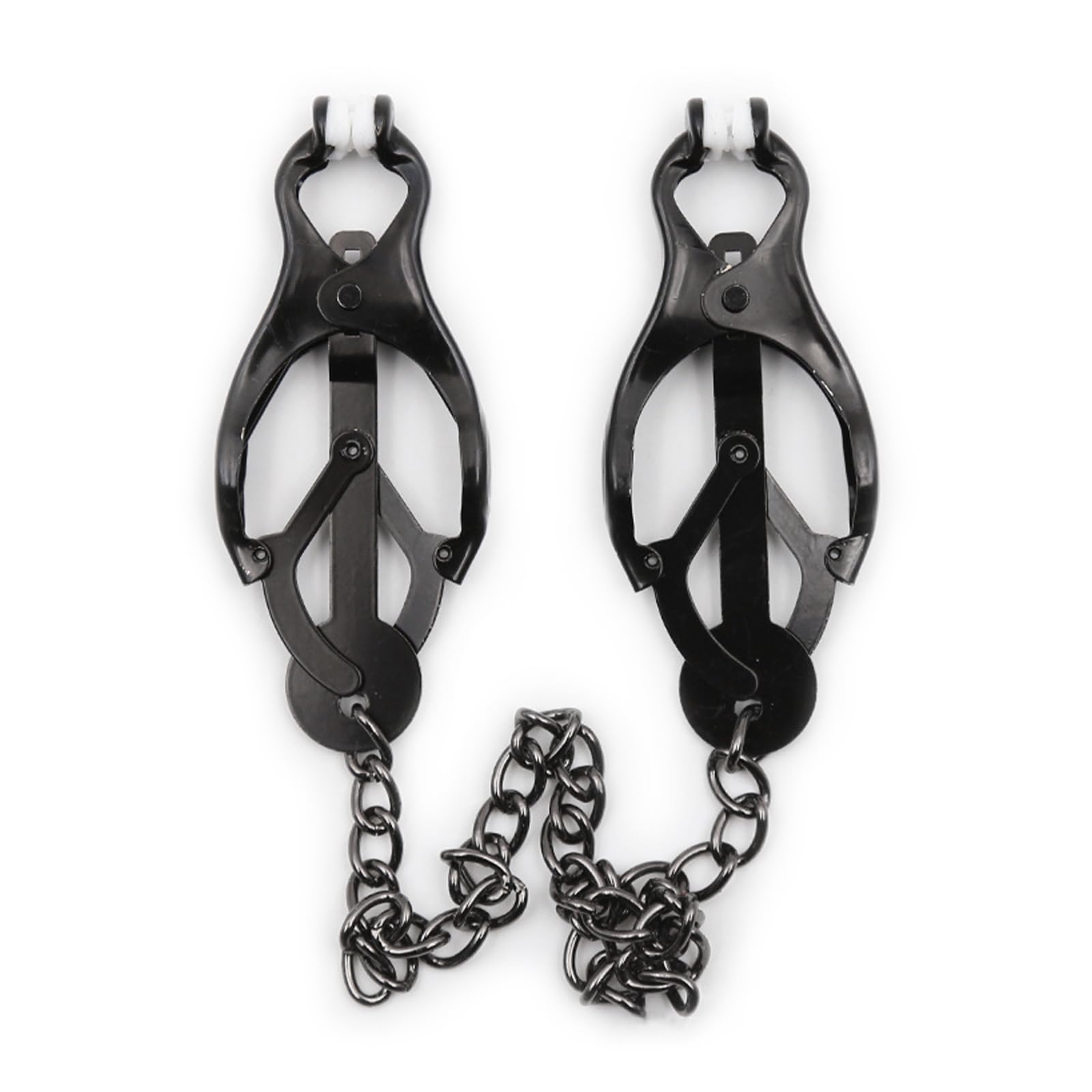 BDSMYEE Pinces à Tétons en Métal avec Ventouse de Mamelon, Pinces à Tétons avec Chaîne Jouets Sexuels Esclaves SM pour Femmes Couples