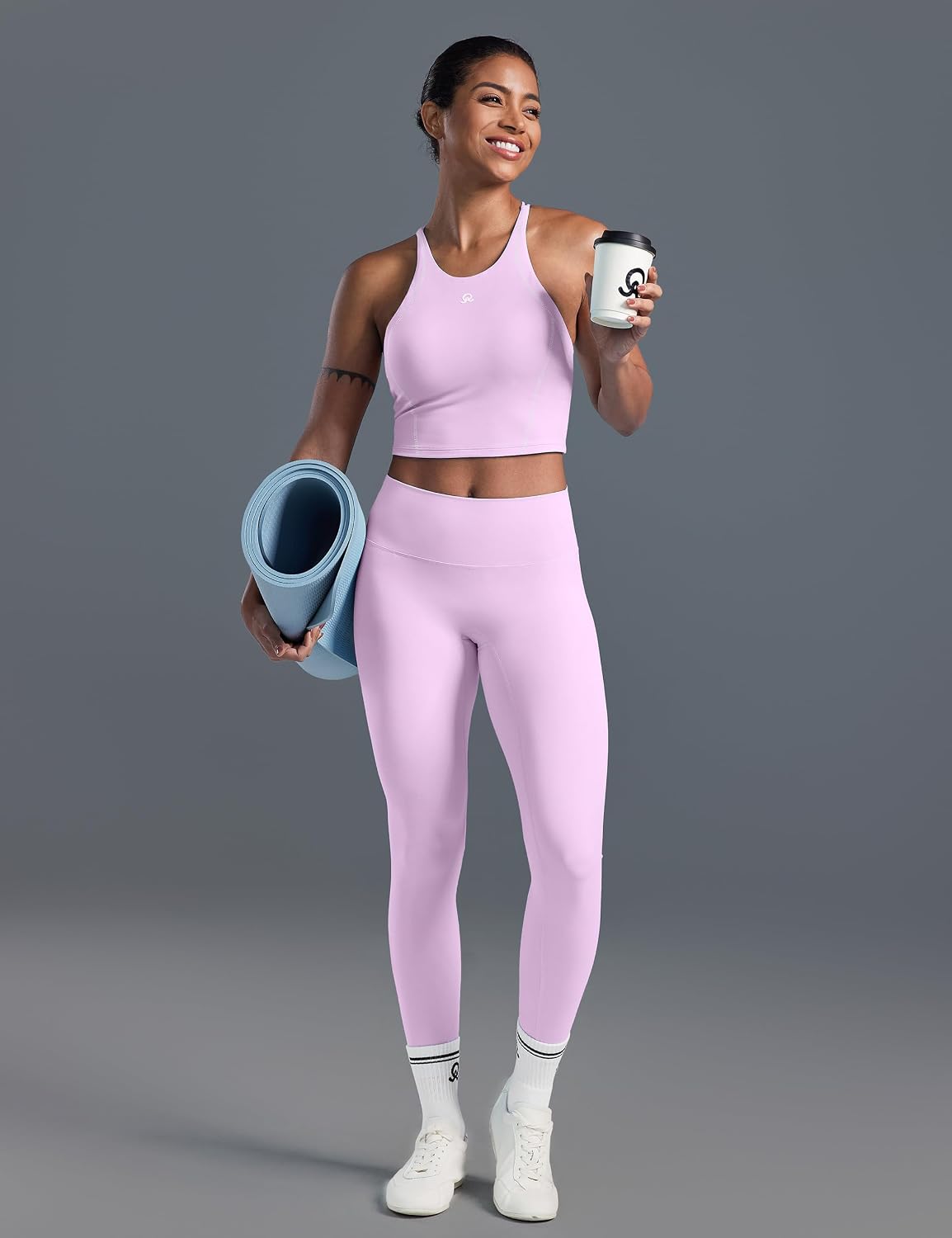 Workout Tank Tops with Built in Bras Longline Sports Bra with Removable Pads Gym Sports Bra for Women XS-XXL