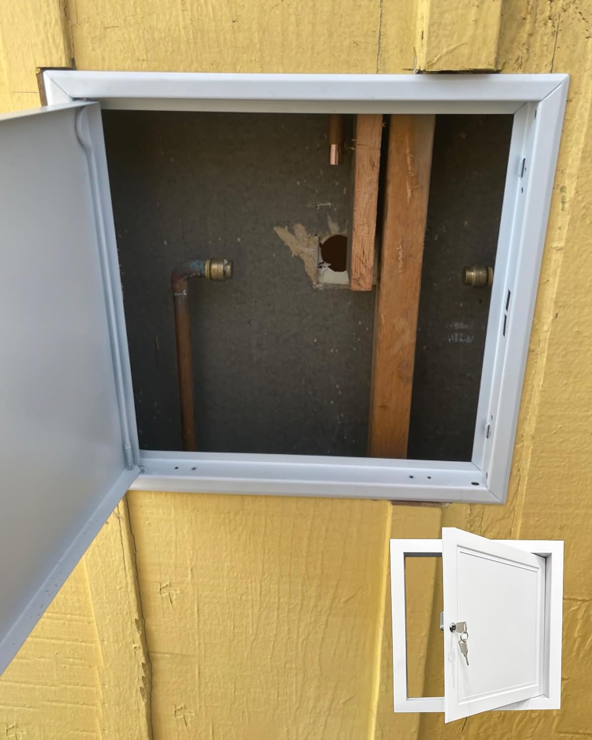 Trampilla De Inspección De Aluminio Con Cerradura, Varios Tamaños (300×300 A 600×500) Y Personalizable