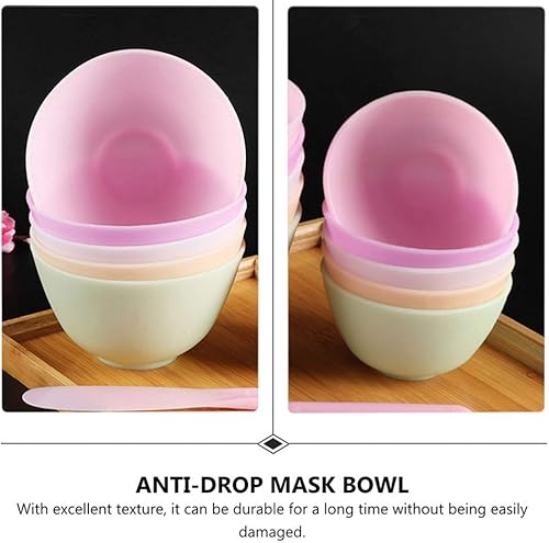 Miniatura 7 de Healifty Cuenco de silicona para mezclar la cara, 3 unidades, herramienta cosmética de belleza para el hogar, salón de belleza, spa, aplicador de