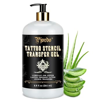 Pjordo Tattoo Stencil Transfer Gel Solution for Transfer Stickers Paper, Tattoo Supplies Accessories for Tattoo Artists & Beginners