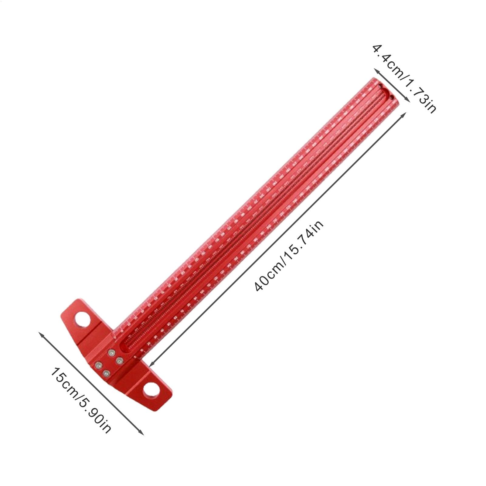 T Square - t Square Ruler | Escriba de carpintería | Marca de precisión T | Rulen | Arquitecto soberano para Carpenter | Calibre de marcado de escriba de madera | Reglas de abandono de agujeros de tro