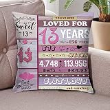 13th Birthday Decorations for Girls,13 Year Old Girl Gift Ideas, Best Present for 13 Year Old Girls,