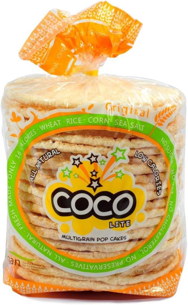 Coco Lite Muligrn Pop Cakes Original Pop Cakes - 2.64 oz