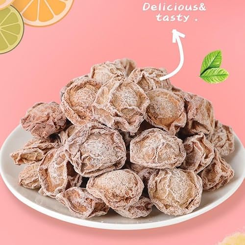 九制话梅 Extra Large Plum Preserved Fruit Dried Plum Salty and Sour Sweet Snack, Asia Crack Seed Chinese Traditional Candy Prunes 118g. (preserved plum(九制话梅）) - Thumbnail 5