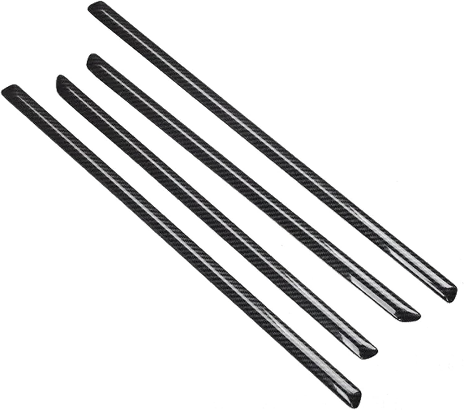 4pcs Compatible with Honda Civic 8th 2006-2011 Car Accessories ABS Carbon Interior Door Armrest Decor Cover Trim