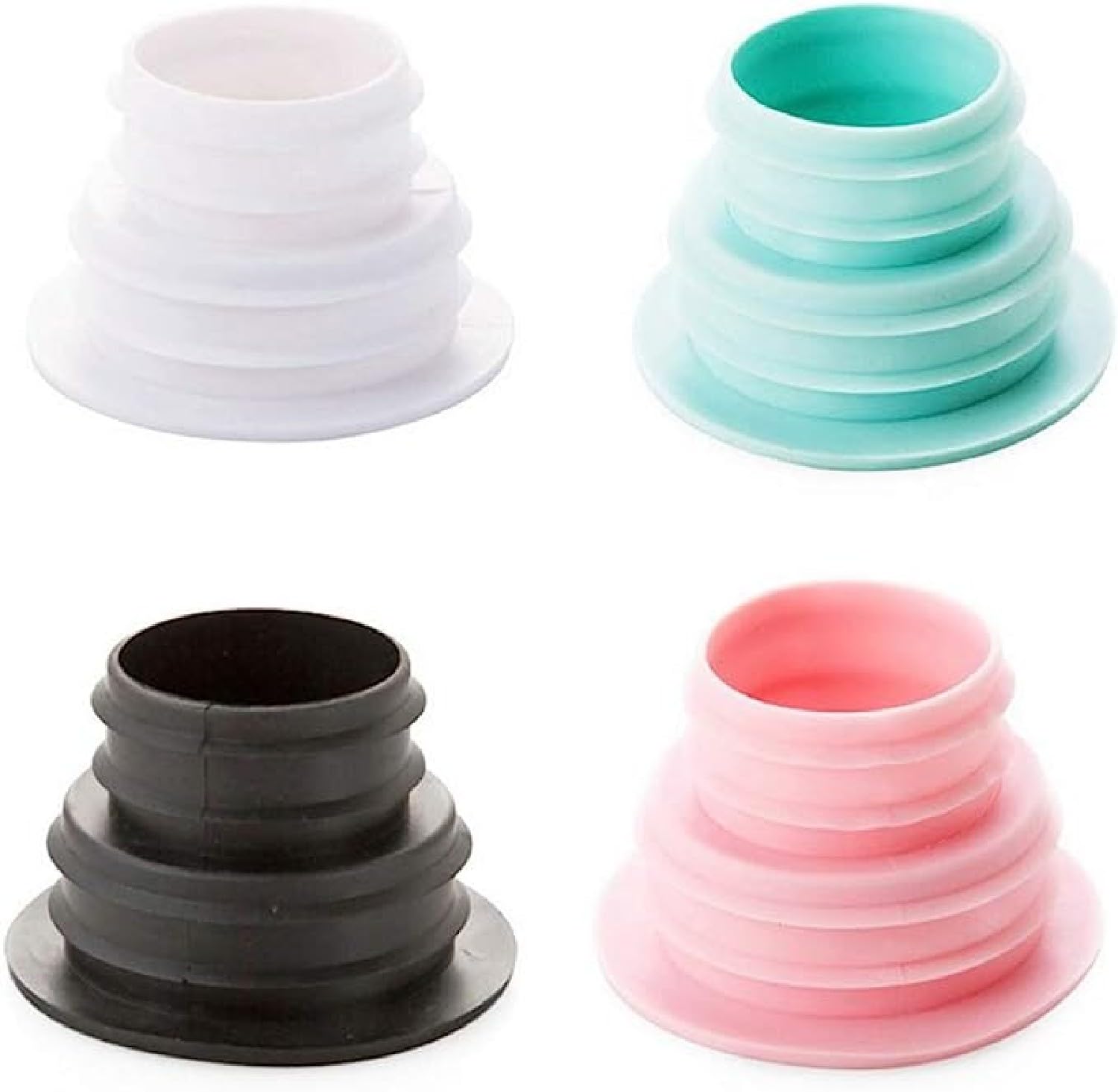 KRIVETY Kitchen Pipe Sewer Seals Deodorant Sealing Plug Washing Machine Drain Pipe Connector Floor Drain Sealing Plug Silicone Floor Drain Backflow Preventer Apply to Bathroom Laundry Room Kitchen (4) (B0C7PD4ZYD) Amazon Price History, Amazon Price Tracker
