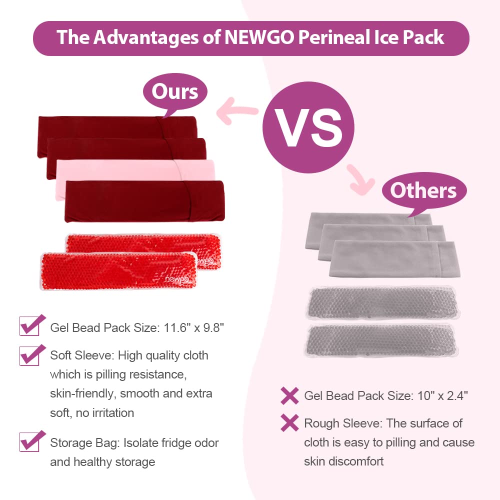 Buy NEWGO®Perineal Cold Packs for Postpartum & Hemorrhoid Pain Relief