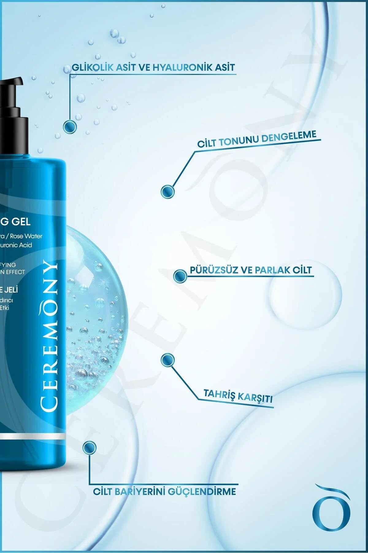 CEREMONY YÜZ TEMİZLEME JELİ 400 ML
