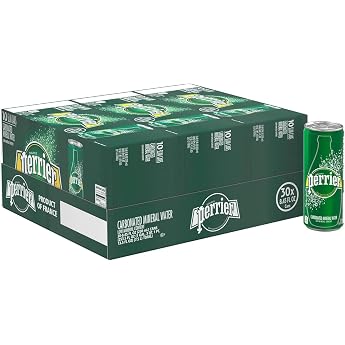Perrier Carbonated Water, Pack of 24 Bottles, 16.9-Fluid Ounce (500 ml) PET Bottles