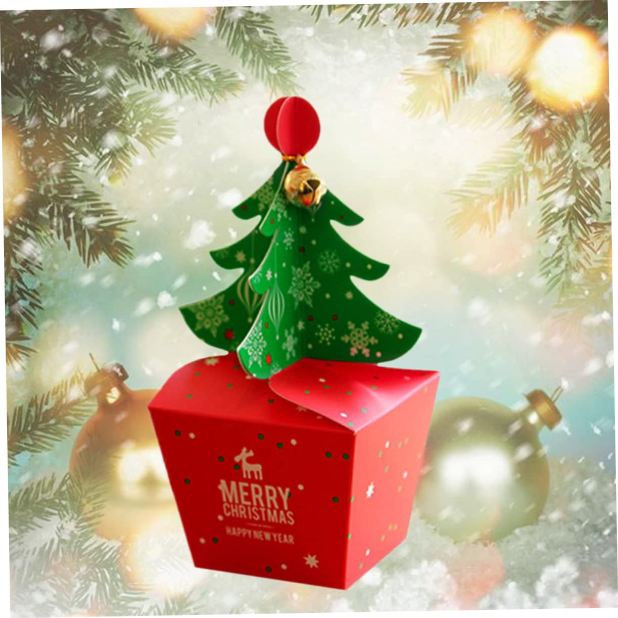minkissy 30stücke Weihnachtsgeschenkschachteln Für Süßigkeiten Im Kleinen Format Attraktive Verpackung Mit Weihnachtsbaum- Für Festliche Anlässe Aufbewahrung Von Leckereien