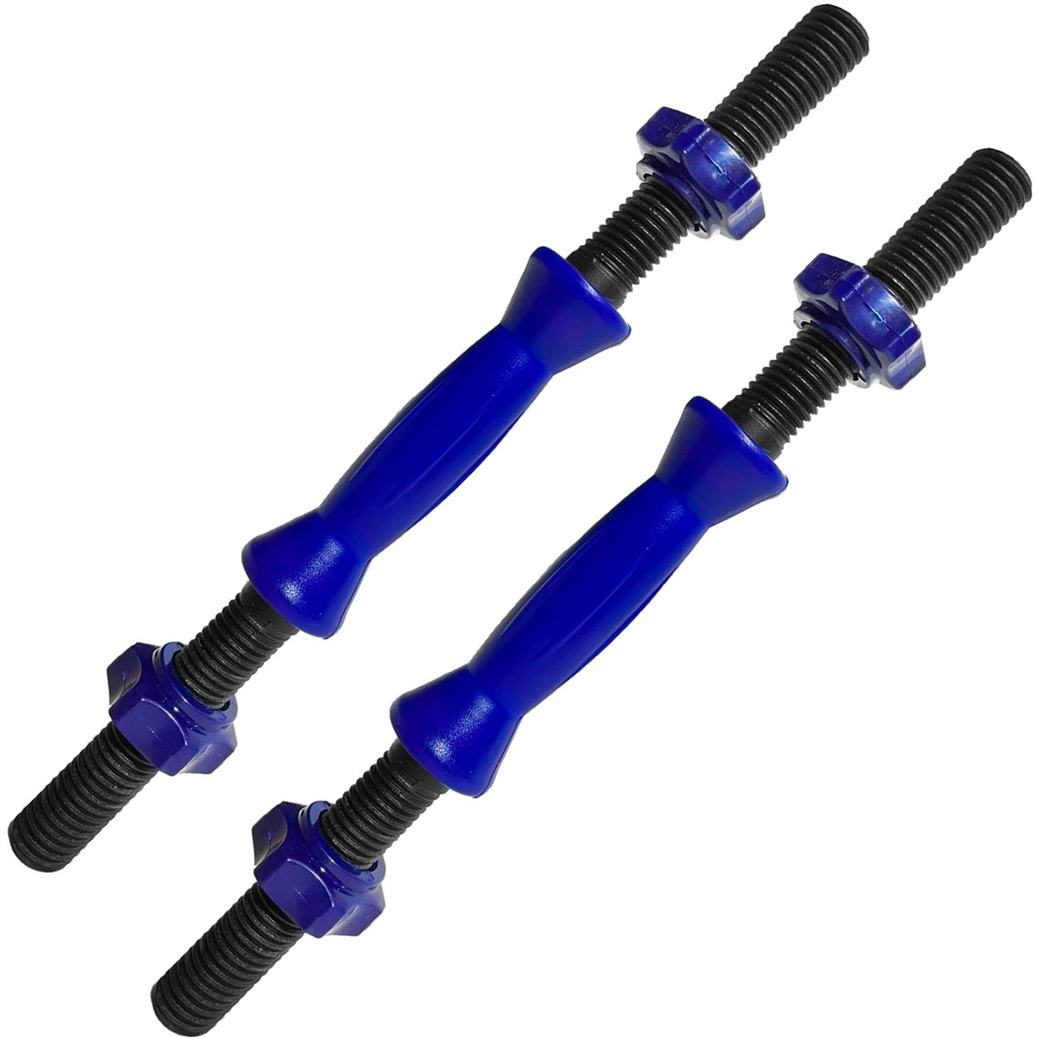 Buy LEEWAY Solid Chrome 28mm Gym Rod with Locks, Weight Lifting Bar