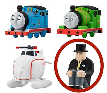 「きかんしゃトーマス」ソフビ３種（トーマス／パーシー／トップハム・ハット卿） きかんしゃトーマス」ソフビ3種（トーマス／パーシー／トップ