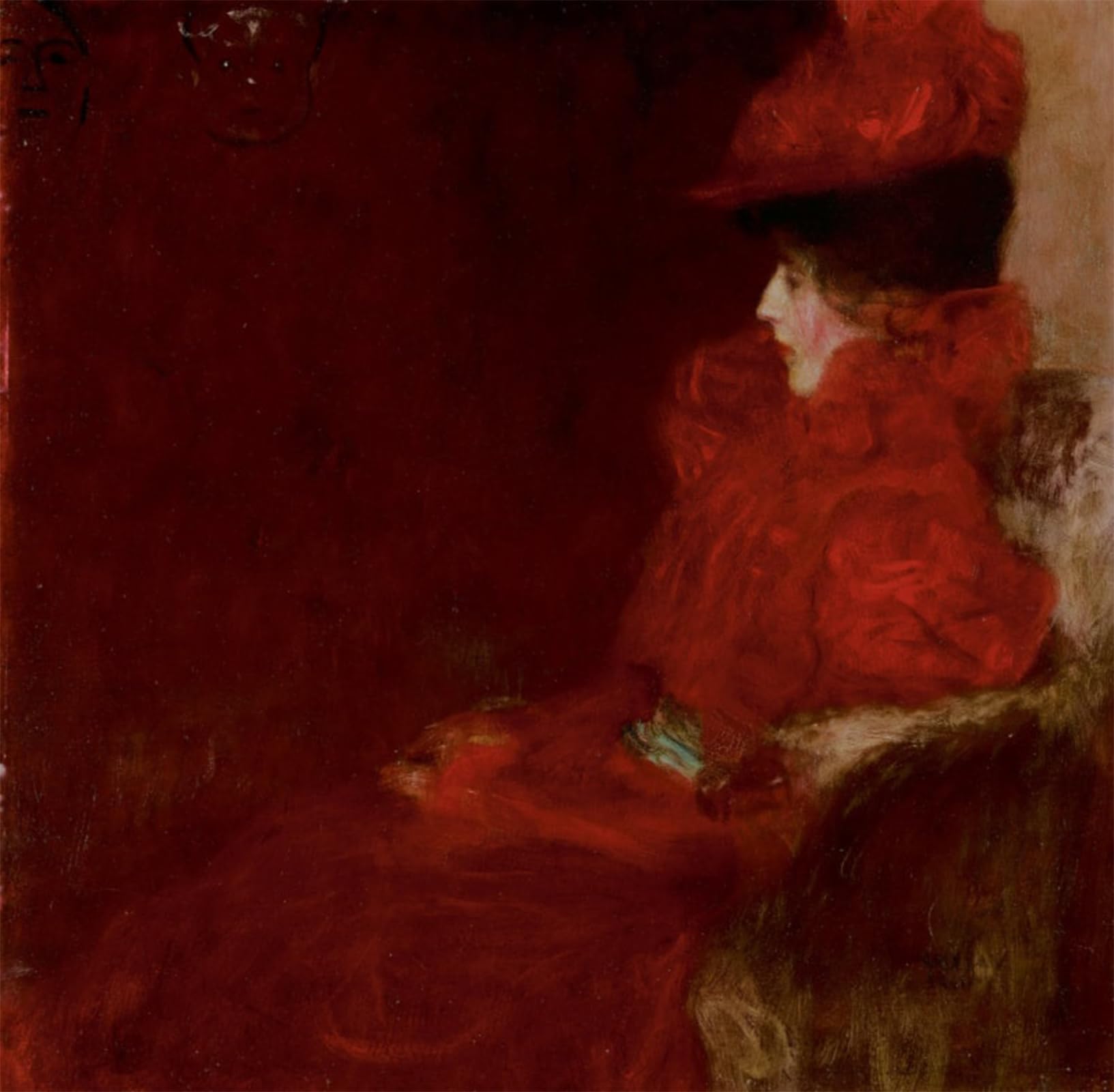 ARTXLXXBN Famous Prints Artwork Pictures Poster Painting Art Woman in a Chair Gustave Klimt Artwork Landscape Pictures for Home Decor 60x90cm