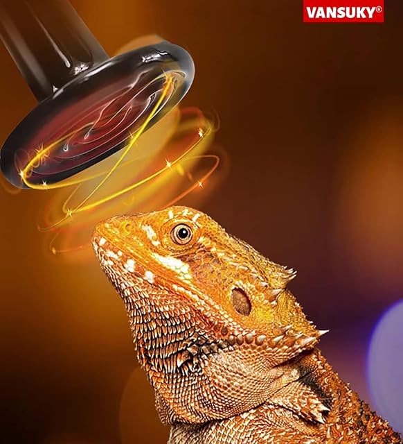 Foto 4 de 6 de VANSUKY Emisor de Calor Cerámico 100W sin Luz para Reptiles