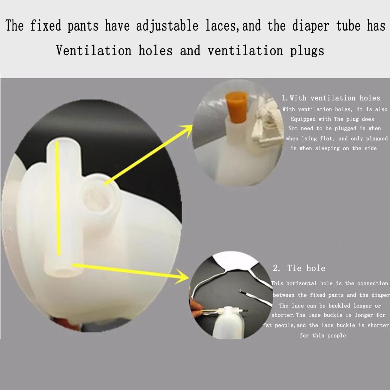 ICEMOB Urine Collector for Women,Wearable Urinal Bag for Bedridden Patients,Breathable Female Incontinence Devices,Anti-Leakage Design,Female Urine Bottle