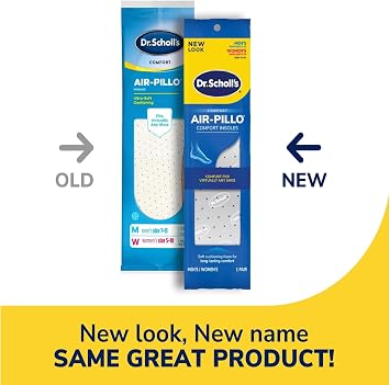 Dr. Scholl's AIR-PILLO Insoles // Ultra-Soft Cushioning and Lasting Comfort with Two Layers of Foam that Fit in Any Shoe - One Pair