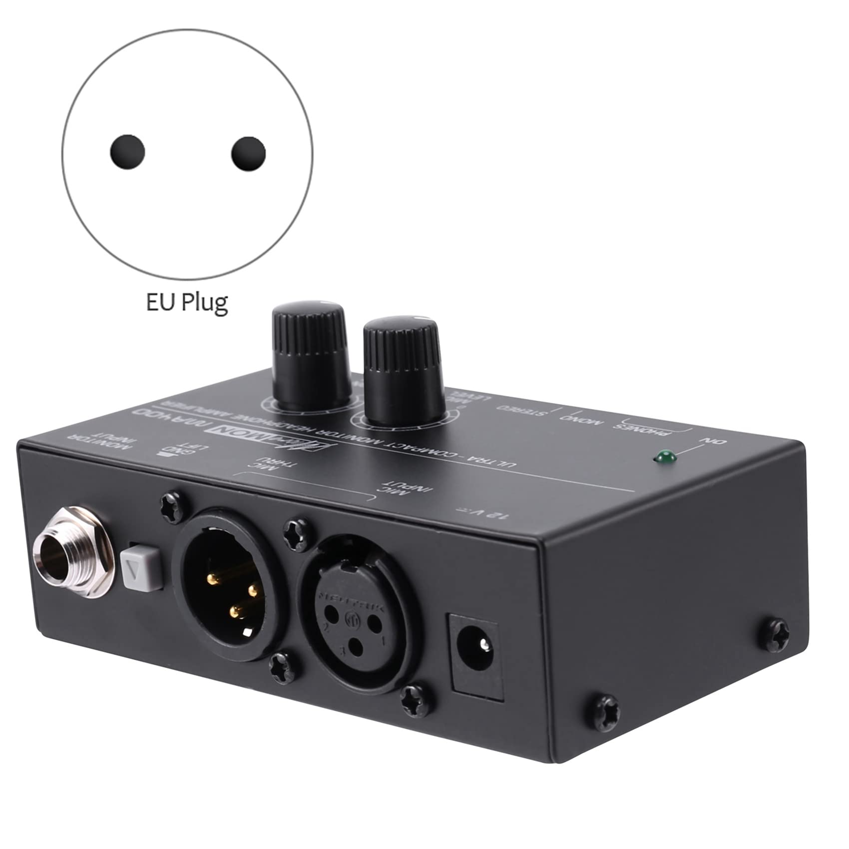 3X Ma400 Préamplificateur de Casque Préamplificateur de Microphone Préamplificateur de Casque Moniteur Personnel Mélangeur, Prise Européenne