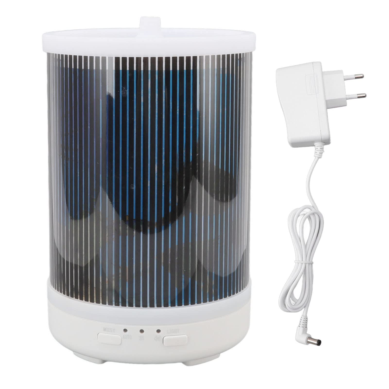 Diffuseur D'huiles Essentielles 250ml, Humidificateur D'aromathérapie avec Veilleuse LED Douce et Arrêt Automatique pour la Chambre à Coucher de la Maison (Prise UE)
