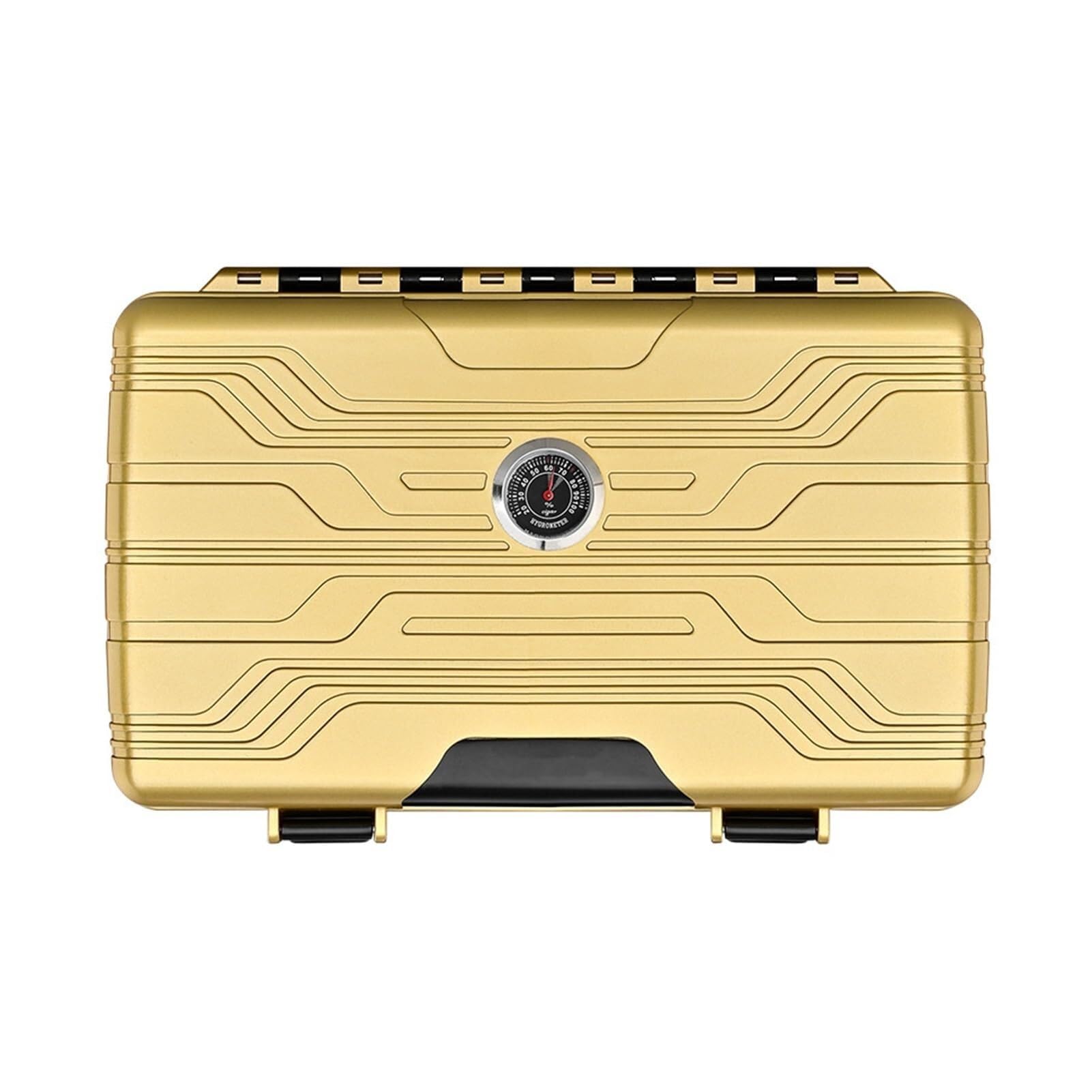 Travel Cigar Humidor Case with Humidifier Portable Cigar Humidor for 10 Cigars Waterproof Airtight and Crushproof Cigar Box