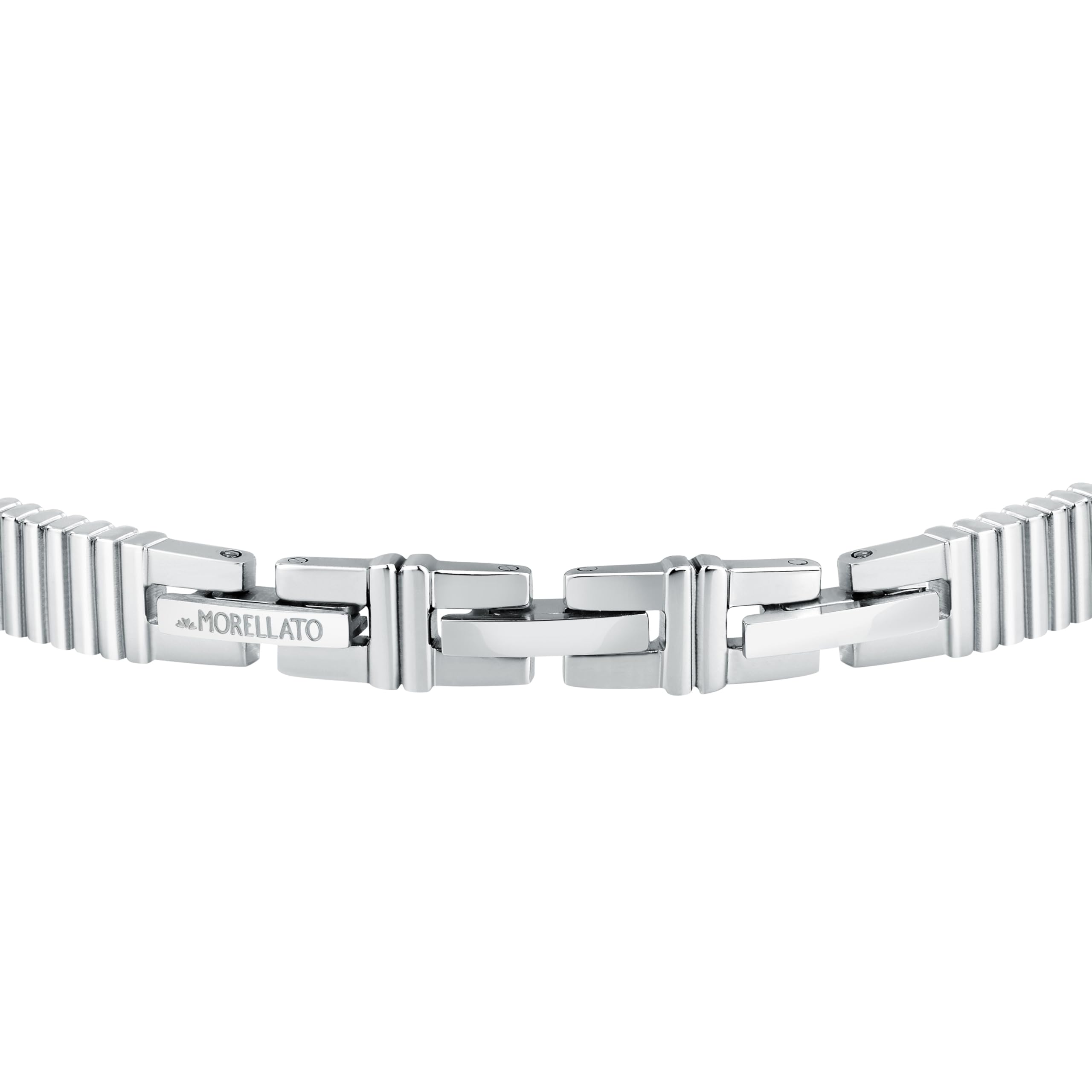 Morellato Bracciale Uomo in Acciaio, Cristalli Neri, Collezione Urban - SABH31
